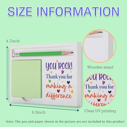You Rock Inspirational Thank You Gift for Coworker Teacher Volunteer