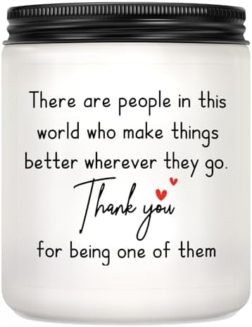 Thank You Gifts for Women, Inspirational Birthday Candle Gift for