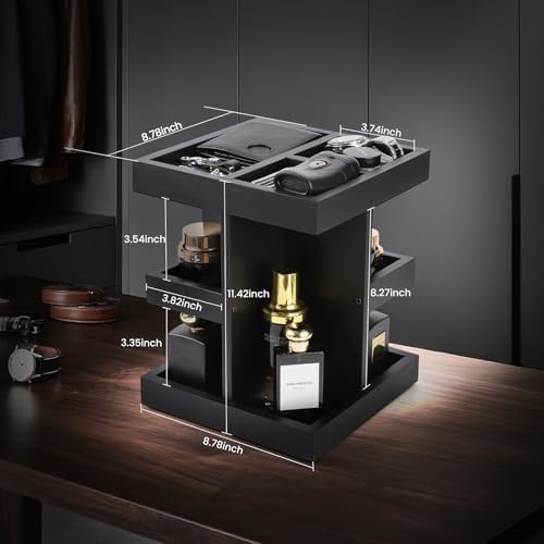 EXIN DECHEN Cologne Organizer for Men,Cologne Stand,Birthday Gifts for