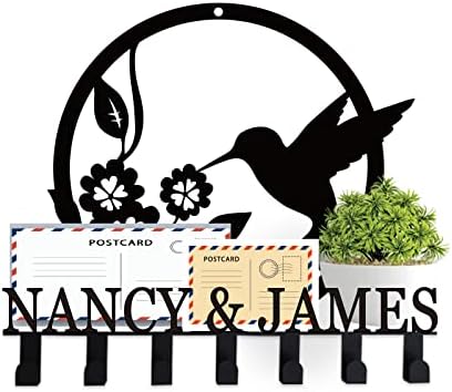 Mail and Key Holder for Wall, Hummingbird Holder Organizer with Hook