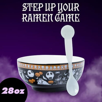 Silver Buffalo Disney Nightmare Before Christmas, Ceramic Bowl, 28oz