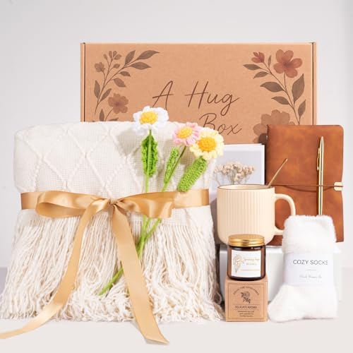 Get Well Soon Self Care Gift Basket for Women, Teacher Appreciation