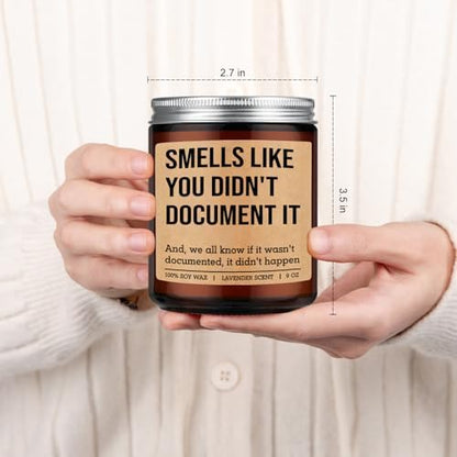 GSPY Candle, HR Gifts, Human Resources, Funny Office Gifts for