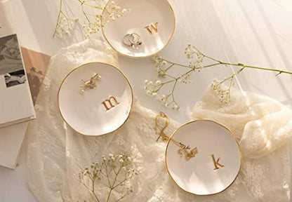 COLLECTIVE HOME Ceramic Jewelry Tray, Trinket Dish, Gifts for Women
