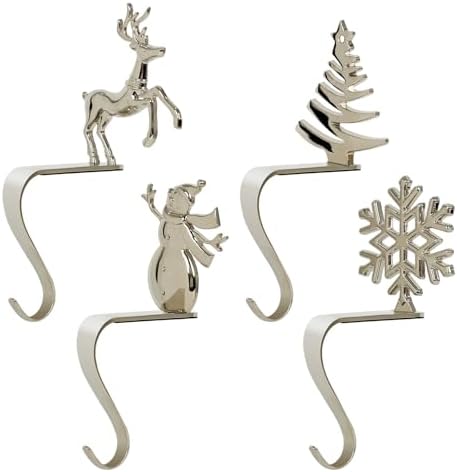 Christmas Stocking Holders,Set of 4, Suitable for Fireplace Home