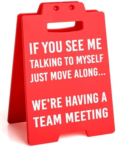 Funny Office Desk Decor Signs Gag Gifts for Coworker Boss Leader