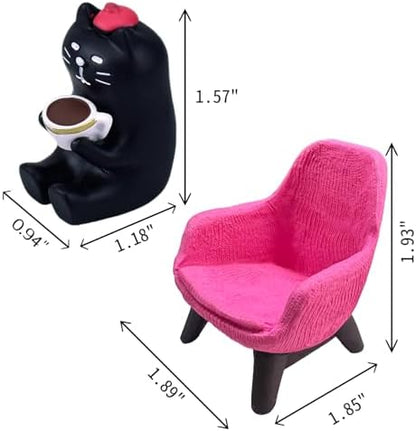 Cat Figurines Desk Decor Cat Gifts for Women Cat Lovers Gifts Cute