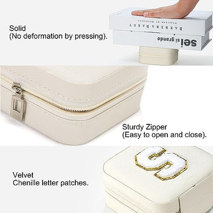 Parima Travel Jewelry Case - White Gift for Female Friends and