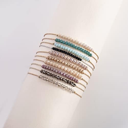 Elegance 11 designs Natural Crystal Friendship Bracelet Best Friend