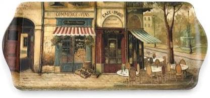 Pimpernel Parisian Scenes Melamine Rectangular Tray – (15.25" x 6.5")