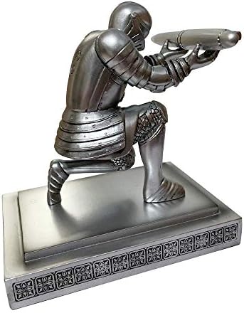 PEN KIT MALL Executive Kneeling Knight Pen Holder - Fancy Black-Inked