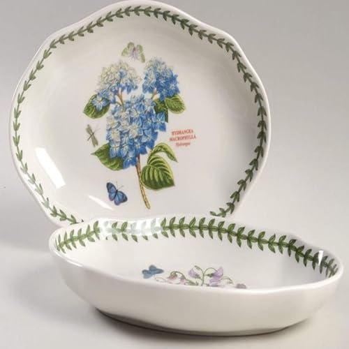Spode Botanic Garden 8.5" Pickle Dish (Set of 2) - Sweet Pea &