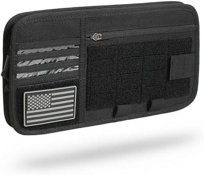 Heavy Duty Molle Car Sun Visor Organizer - Tactical Car Accessories