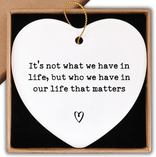 Thank You Retirement Gifts for Women Men Coworker Ceramic Heart