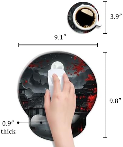 Ergo Comfort Gel Wrist Rest Mouse Pad-Ergonomic Office Mousepad with