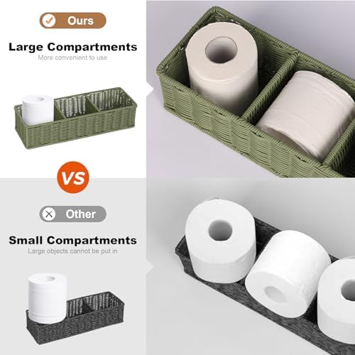 Waterproof Toilet Paper Storage Basket, Small Living Room, Bedroom