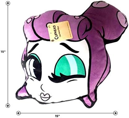 JUST FUNKY Cuphead Boss Pillow | 15” Tall Throw Pillow | Featuring