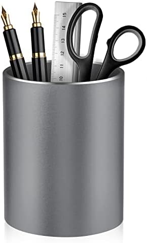 Desk Pen Holder, Pencil Cup, Pen Organizer for Desk—Metal Pencil