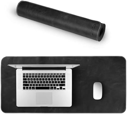 Londo Top Grain Leather Extended Mouse Pad – Large Desk Mat for Office