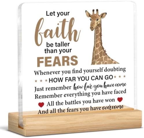 Inspirational Giraffe Gifts for Women, Positive Gifts for Giraffe