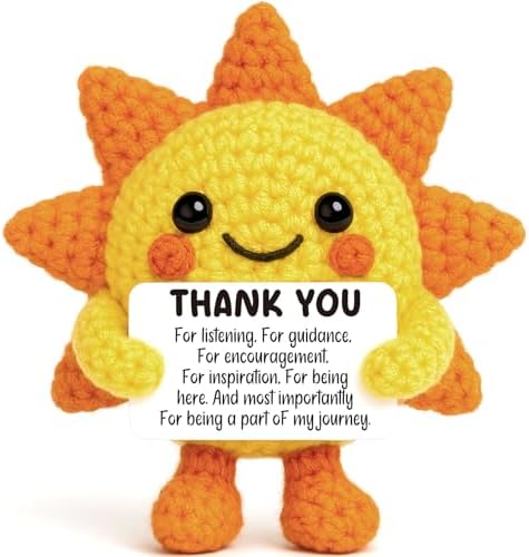 Thank You Gifts for Women Teacher Boss Positive Crochet Sunshine