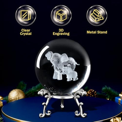 MAIBAOTA Elephant Gifts for Women Mother & Baby Elephant Decor for