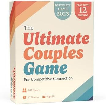 Ultimate Couples Game - Fun Party Game for Adults! Guess, Match, and