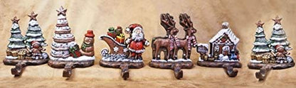 Lulu Decor, Cast Iron Combo Decorative Gingerbread Stocking Holders