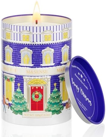 M&SENSE Valentines Day Candles, Winter Scented Holiday Soy Candles for