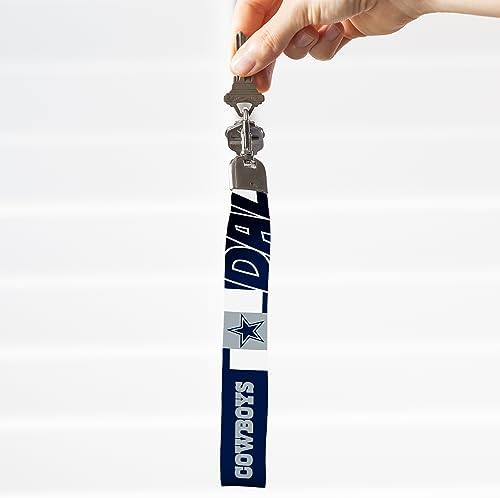 Rico Industries NFL Football Standard Wrist Lanyard Key Chain, Cute