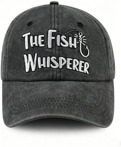 Tbstlumd The Fish Whisperer Hats for Men Women, Funny Adjustable