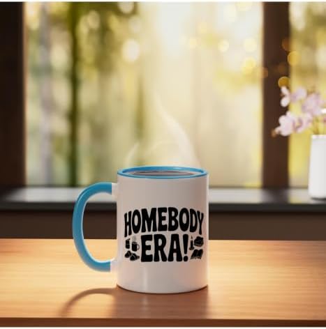 Homebody Era Surrounded Fairy Lights Soft Pillows Always Ceramic Mug