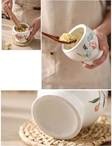 Mortar and Pestle Porcelain Mortar and Pestle Pill Crusher, Spice