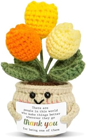 OASSIE Christmas Thank You Gifts for Women - Positive Crochet Tulip