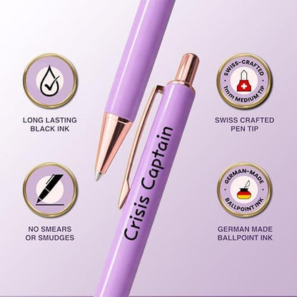 MESMOS 3Pcs Chaos Coordinator Pen Gift Set for Woman, German-Ink & 1mm