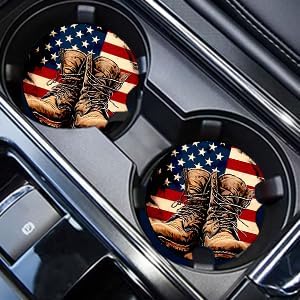 2PCS Purple Raven Car Cup Holder Coasters Universal Anti-Slip Rubber