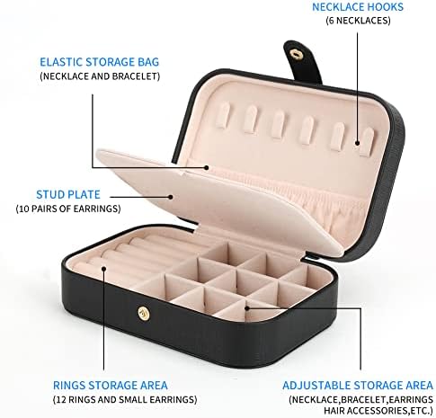 Small Jewelry Box Storage Organizer Jewelry case Travel Jewelry