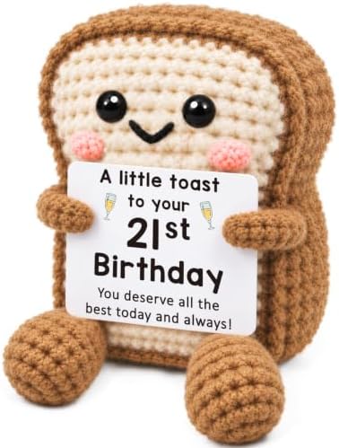 21st Birthday Toast Gifts Decorations for Him Her, 21 Years Old Gift