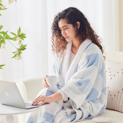 Mellowdy ULazy Blanket, Poncho Shawl Wearable Blanket with Pockets and