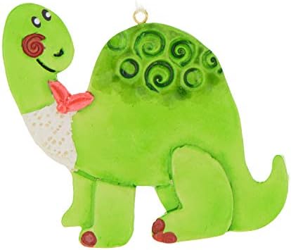 Personalized Xmas Ornament 2026, Animal Watercolor Dinosaur