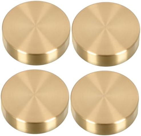 Toyvian Round Brass Paperweight for Calligraphy and Chinese Painting