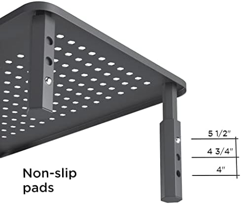 EVOOMI Back Saver Monitor Stand for Desk - 2 Pack Monitor Riser