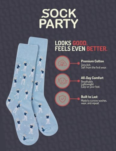Funny Golf Socks For Men, Hilarious Golf Gift For Men, One Size 8-13