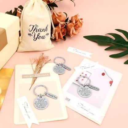 NICEMOVIC 45 Pcs Employee Thank You Gifts Bulk, Thank You Keychain