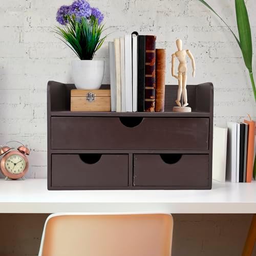 Besti Wooden Office Desk Organizer - Organizing Tool for Desktop