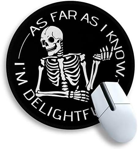Gctriki Skull Mouse Pad, Funny Small Mouse Pads for Desk Laptop Gaming