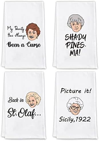 Funny Kitchen Towels-Golden Inspired Gifts for Women,Golden