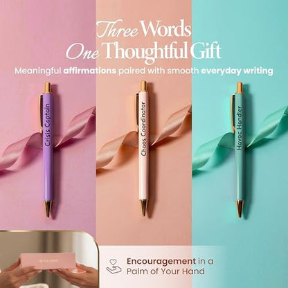 MESMOS 3Pcs Chaos Coordinator Pen Gift Set for Woman, German-Ink & 1mm
