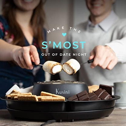 Kusini Smores Maker Tabletop Indoor - Flameless Electric Marshmallow