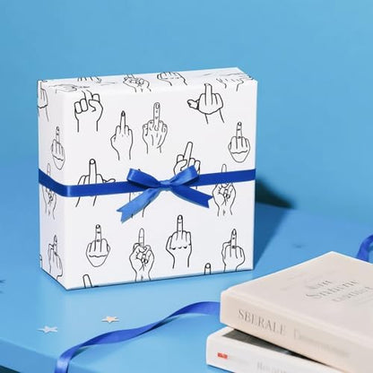 WRAPAHOLIC Adult Wrapping Paper Roll - Mini Roll - 17 Inch x 16.5 Feet